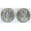 Image 1 : 1946 AND 1940-S WALKING LIBERTY HALF DOLLARS MS-64 WHITE