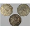 Image 2 : BUST HALF DOLLAR LOT: 1834 LARGE DATE, 1834 SMALL DATE, 1836 ALL VF