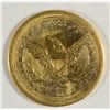 Image 2 : 1852  $2 1/2 gold  VF/XF several marks est $230-$240
