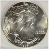Image 2 : This is the 1986 US silver Eagle slabbed by ANACS as MS69 in a SPECIAL RONALD