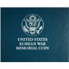 Image 4 : 1991 KOREAN WAR MEMORIAL UNCIRCULATED COMMEMORATIVE SILVER DOLLAR