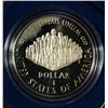Image 2 : 1987 UNITED STATES PROOF CONSTITUTION COMMEMORATIVE SILVER DOLLAR