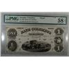 Image 1 : 1856  $1 State Bank of Columbus GA PROOF  PMG58  est  $550-$600