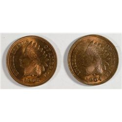 1903 MS64 R/B-04 MS63 R/B  Indian penny     est $50-$55