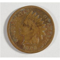 1908S  Indian penny  F/VF  est $100-$105