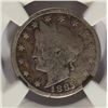 Image 2 : 1885  V nickel  NGC good cleaned  est $375-$400