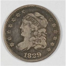 1829  Bust half dime NEAR PERFECT COLOR and PLANCHET  VF  est $110--$125