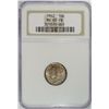 Image 1 : 1942   Mercury dime NGC65FB  est $40--$45
