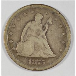 1875S  20 center    VG/F  est $115-$125