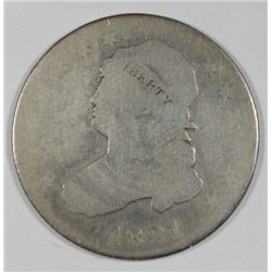 1821  Bust quarter  AG/G  est $50-$55