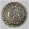 Image 1 : 1853  arrows/rays seated Liberty quarter  VF  est $40-$45
