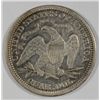 Image 2 : 1873 arrows Seated Liberty quarter  VF/XF  est $65-$75