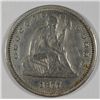 Image 1 : 1877S Seated Liberty quarter  VF  est $30-$35