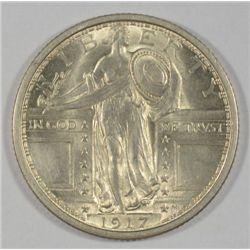 1917T1 Standing Liberty quarter  FROSTY MS64 FH A BEAUTY  est $300-$325