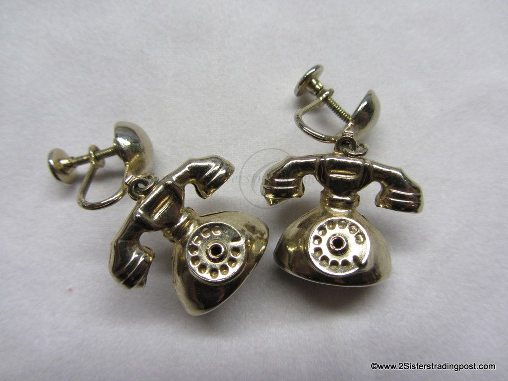 Telephone Earrings