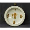 Image 1 : A CHILD'S FOOD WARMING BOWL, the upper china section depicting teddy bears playing cricket and go...
