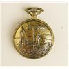 Image 2 : Pencron Men's Carved Pocket Watch