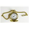 Image 1 : Man's Pocket Watch With Gold Mirrored Case