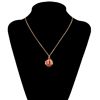 Image 2 : Crystal Cross on Red Faberge Inspired Pendant