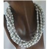 Image 2 : Freshwater Multistrand Pearl Necklace
