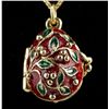 Image 1 : Ladybug Faberge Inspired Egg Pendant