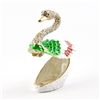 Image 2 : Faberge Crystal Swan Trinket Box