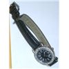 Image 1 : WATCH *JAPAN MOVEMENT* SS/BLACK BAND WITH STONES AROUND BEZEL!!