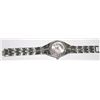 Image 1 : RELIC WATCH WITH CLEAR STONES IN BAND & AROUND BEZEL!!