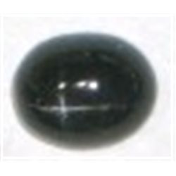 4.90 CARAT LARGE *MADAGASCAR* BLACK STAR SAPPHIRE *BEUATIFUL POLISHED GEMSTONE* GEM CAME OUT OF SAFE