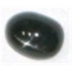 5.25 CARAT LARGE *MADAGASCAR* BLACK STAR SAPPHIRE *BEUATIFUL POLISHED GEMSTONE* GEM CAME OUT OF SAFE