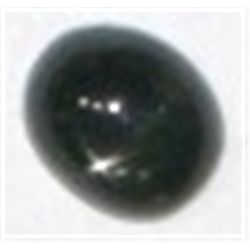 4.70 CARAT LARGE *MADAGASCAR* BLACK STAR SAPPHIRE *BEUATIFUL POLISHED GEMSTONE* GEM CAME OUT OF SAFE