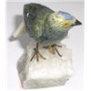 Image 2 : GEMSTONE BEAUTIFUL BIRD!! THIS BIRD IS ALL HANCARVED MADE OF DIFFERENT GEMSTONES INCLUDING ONYX!!
