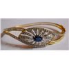 Image 1 : 12.57g Bracelet in 14kt 11.974g Gold,1.95 Ctw Diamond,1.03 Ctw Hydro