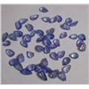 Image 1 : Natural African Tanzanite Pear Shape Loose Cut Stone of Mix Sizes of total weight 18.60 Ct