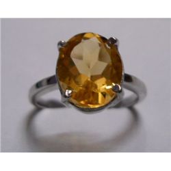 3.050g Ring of Citrine Sterling Silver