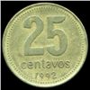 Image 2 : 1992 Argentina 25c ERROR VF (COI-010340)