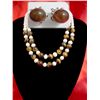 Image 1 : NATURAL 550 CTW FRESHWATER PEARL WITH TIGER EYE STONE S