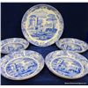 Image 1 : Spode Blue Italian 5 Pc. Bowl Set NIB