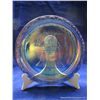 Image 2 : 8 inch Blue Carnival Glass  Commemorative Plate