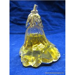 Clear Glass Avon Collectable  Cologne Bottle