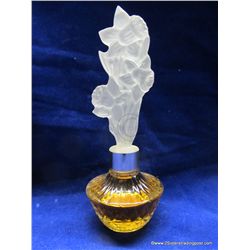 Clear Glass Avon Collectable Perfume Oil Bottle