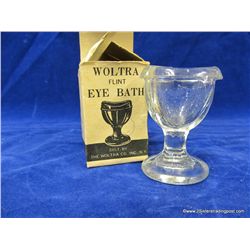 Woltra Flint Eye Bath Cup in Original Box