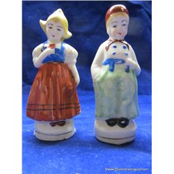 1940's Dutch Girl & Boy Figurines