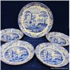Image 1 : Spode Blue Italian 5 Pc. Bowl Set NIB