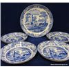 Image 1 : Spode Blue Italian 5 Pc. Bowl Set NIB