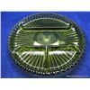 Image 3 : Green Glassware Relish/Condiment Plate