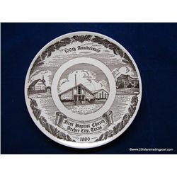 1980 100 Anniv.... Plate Archer City, Texas