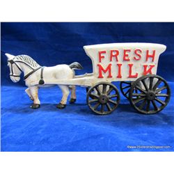 Cast Iron Fresh Milk Cart