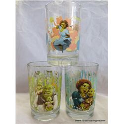 2 McDonalds 2010 Shrek Forever After Glasses