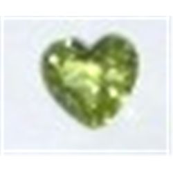 .80 CARAT PERIDOT BEAUTIFUL CUT & FACETED HEART SHAPE *MINED IN ARIZONA*!!